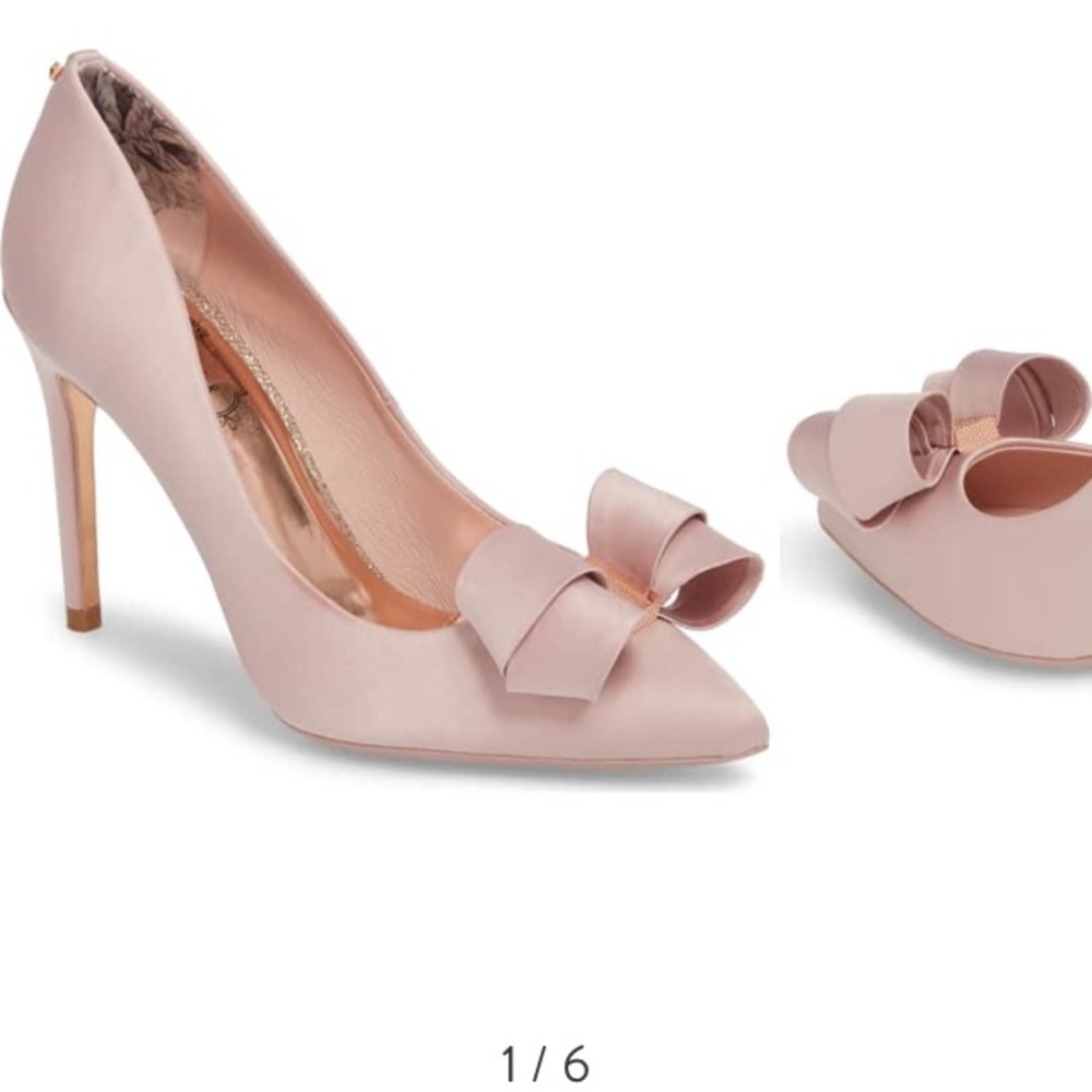 NBW! Ted baker light pink heels.
